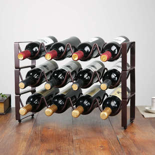 欧式铁艺红酒架创意瓶装架工艺礼品架子多葡萄酒摆件酒瓶新疆包邮