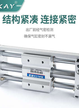 CY1S/CDY1S气动无杆气缸滑台RMT6/10/15/20/25/32/40-100/200/300