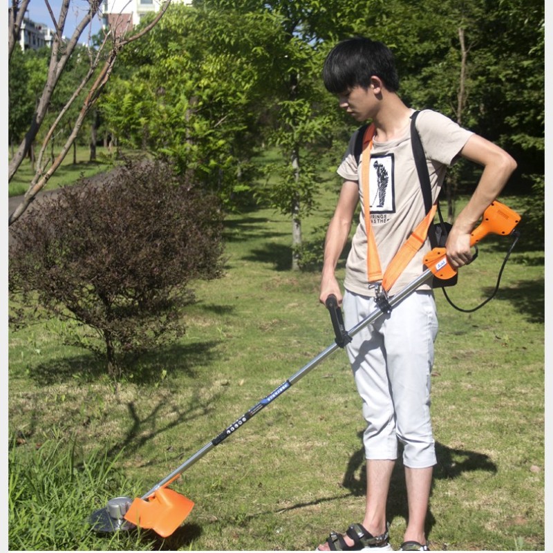 稻机小型割草机割家用机多功能除草机充电式无收打草灌电动刷农用