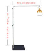 户外灯架摆地摊露营烧烤移动照明挂海报学习灯伸缩支架杆夜市神器