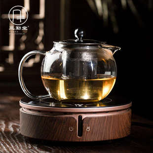 三勤堂煮茶壶电陶炉耐热玻璃泡茶壶家用烧水养生壶大容量茶具套