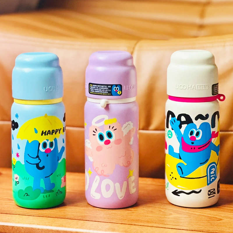 儿童保温杯上学专用食品级水壶超级好看泡奶外出杯子宝宝