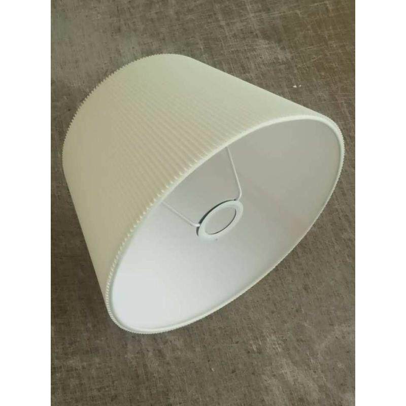 百褶细褶遮光灯罩防刺眼灯头螺口卧室台灯落地灯外壳羊皮纸灯罩