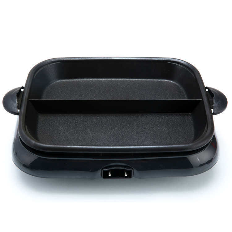 纸包鱼专用电烤盘炉烤肉烤鱼上烧烤炉商用纸机家用锅无烟鸳鸯烤鱼