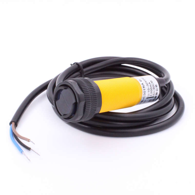 光电开关 漫反射 PMM18-C102NA 感应开关 100CM NPN 常开
