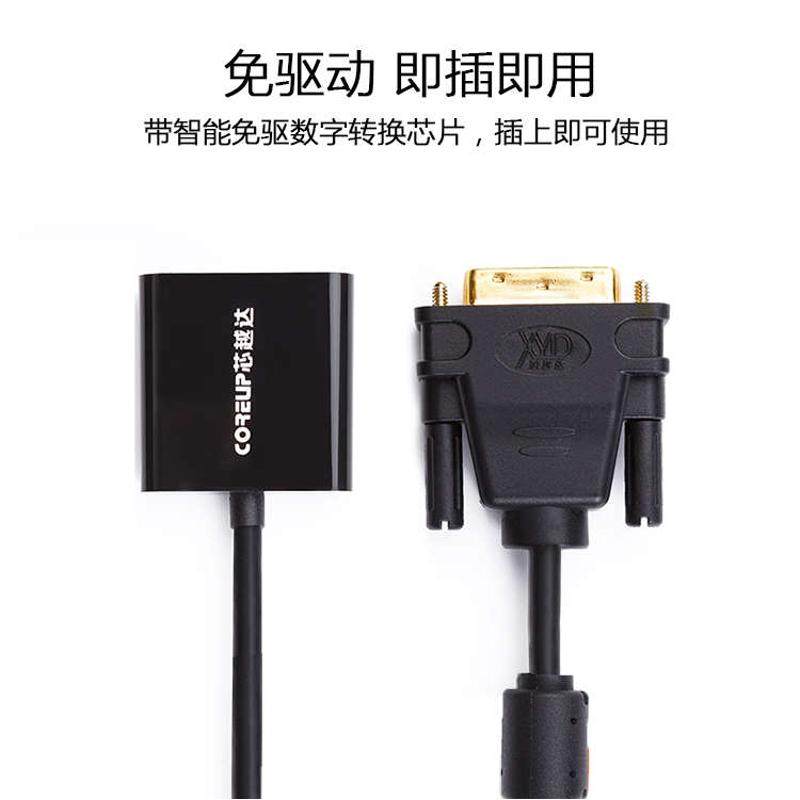 dvi转vga转换器电脑主机显示器vja头显卡显示屏接口转接头高清线,影音电器,HDMI线,淘宝优惠券,粉丝福利购,淘宝优惠卷