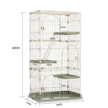 猫带笼子猫舍笼子厕所超大猫猫家用空间猫豪华多层别墅收纳室内