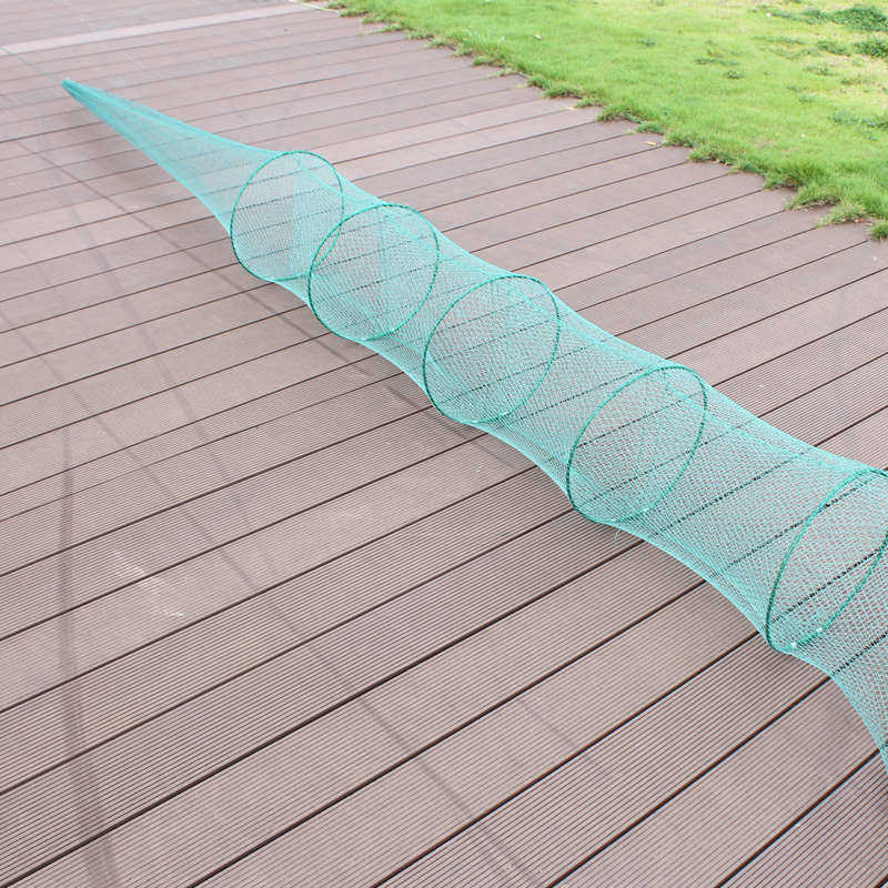 有结网鱼笼尾巴加密鱼笼网兜网头尾梢鱼笼网尾捕鱼笼捕虾笼袖子