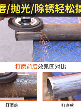 加厚百叶片100角磨机用金属不锈钢木头木工手磨机砂轮打磨抛光片