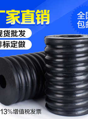 矿筛减震弹簧大型机械用橡胶复合弹簧  振动筛减震螺纹弹簧破碎机
