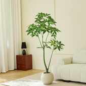 发财树仿真绿植高端轻奢室内客厅民宿服装 饰摆件 店大型落地造景装