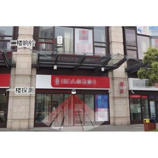分体式 门铃感应器 欢迎光临店铺来人感应门铃迎宾器防盗器报警器
