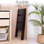 肯泰家用多功能折叠梯子加厚铝合金人字梯花架三步楼梯便携小梯凳