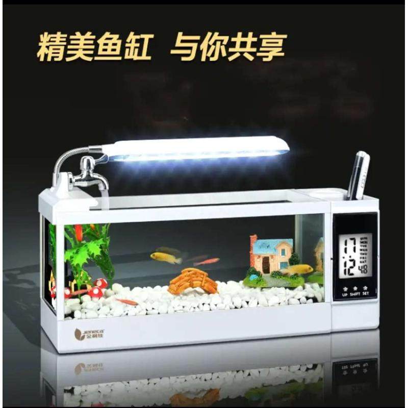 鱼缸客厅家用小型斗鱼缸桌面创意造景生态缸懒人免换水专用迷你缸,宠物/宠物食品及用品,桌面缸,淘宝优惠券,粉丝福利购,淘宝优惠卷