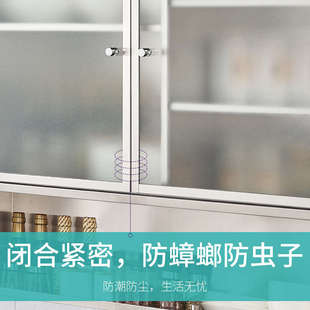 吊柜墙壁柜家用厨房下置物架壁橱收纳现代简约壁挂调味架不锈钢柜
