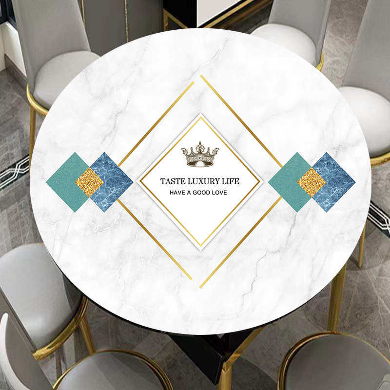 圆形桌布防水防油pvc软玻璃转盘饭店简约免洗台布防烫新款厚桌垫,居家布艺,桌布,淘宝优惠券,粉丝福利购,淘宝优惠卷