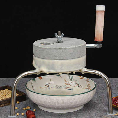 小石磨家用小型复古豆浆豆腐磨盘手动手工推机老式磨子青石幼儿园