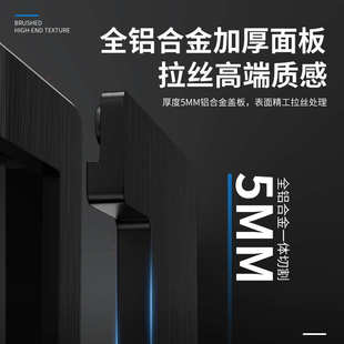 电视柜隐藏穿线盒电线洞口装饰盖铝合金办公静音办公室过线盒盖板