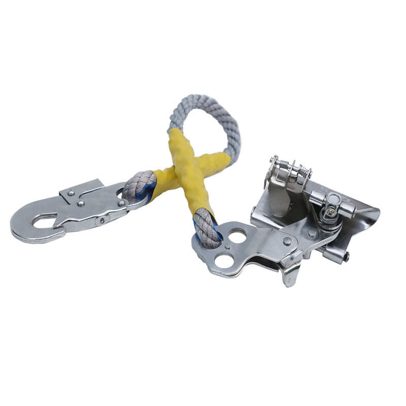 高空作业安全绳自锁器止坠器钢丝绳防坠落器户外施工空调安装保