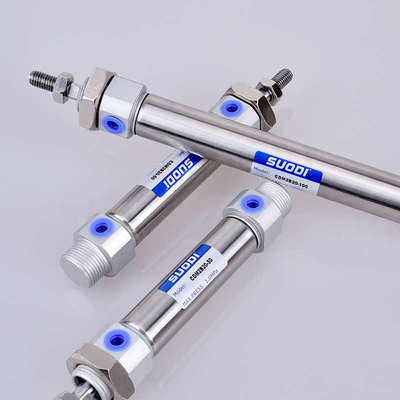 SMC型不锈钢迷你气缸CDM2B20*25/50/75/100/125/150/175-200~300Z