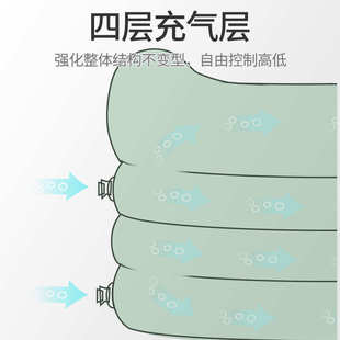 充气浴缸折叠大人浴盆家用全身泡澡桶大号便携式塑料小户型可坐躺