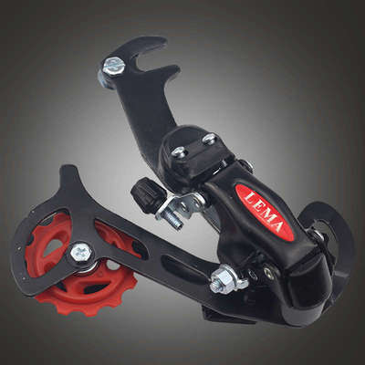 山地自行车后变速器山地车18速21速后拨链器骑行配件勾拨眼拨