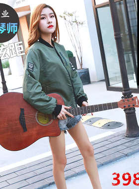Gipsy40寸41寸单板吉他34 36寸民谣38 39寸面单初学男女电箱吉