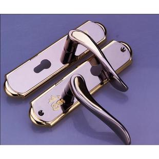 欧式 福字锁 金色房门锁旧锁换锁通用型门锁卫生间新门锁五金锁