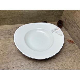 宝盘商用家用陶瓷凉菜碗酒店饭店专用菜盘子烧菜 异形椭圆深盘元