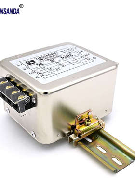 包邮YUNSANDA三相三线EMC端子台CW12B电源滤波器380v 40A 30A 10A