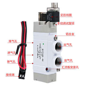SMC型电磁气动阀sy7120 5dzd 5dz 02电电磁阀控制阀阀组气缸 5lzd