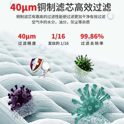 气动泵油水分离器二联件AW2000+AL2000气源处理过滤器AC2010-02D