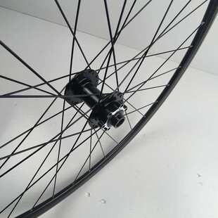 慧羽-手工轮组700c碟刹公路 前12X100 后120响桶轴12X142六爪三齿