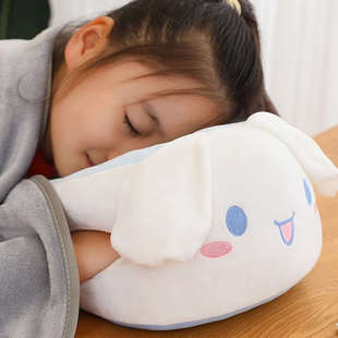 玉桂狗午睡枕小学生趴睡枕儿童抱枕学校枕头中午睡觉午休趴睡神