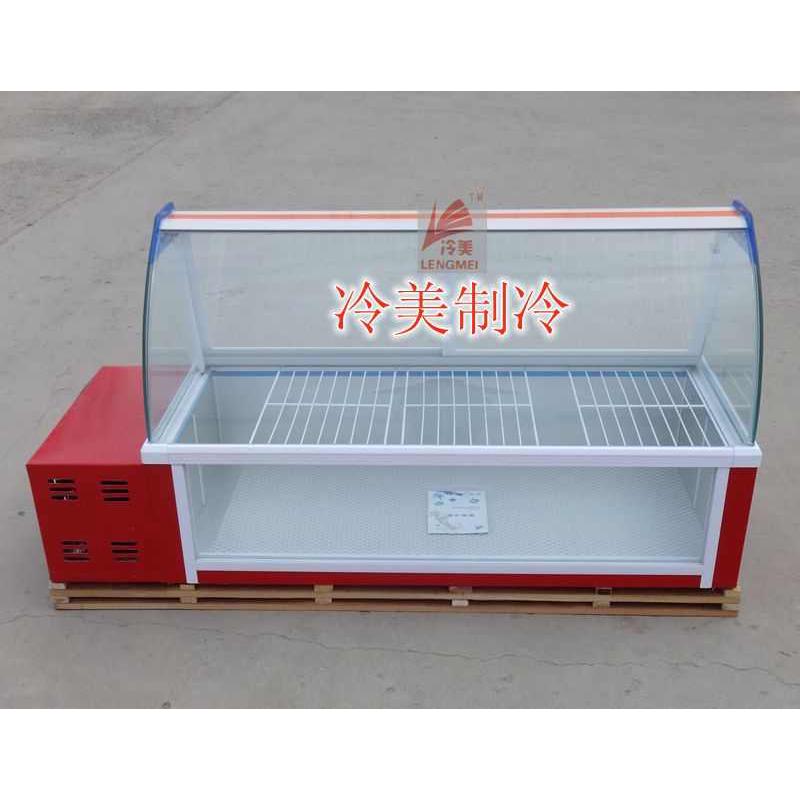 保鲜海鲜柜烧烤炸串展示冰柜卧式水果饮料柜鲜肉冷藏熟食柜冷鲜