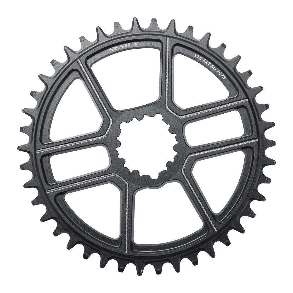 SENICX驭勇公路车牙盘片速联三钉直装正负齿双盘单盘42T44T34-50T