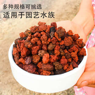腾冲天然火山石颗粒100斤更划算多肉兰花卉铺面鱼缸过滤材料专用
