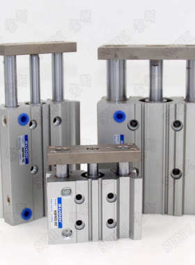 新款薄型带导杆气缸MGPM20X10/20/30/40/50/60/75/100/125~200-Z