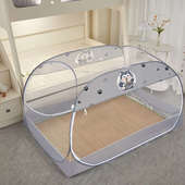 蚊帐学生宿舍0.9米上下铺子母床1.5米拉链免安装 高低床方顶蒙古包