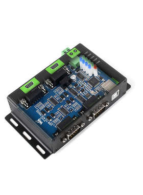 微雪 工业级USB转4路RS232串口转换器带隔离 FT4232HL 接口可选