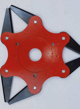 割草机六叶锰钢淬火刀片打草头不怕石头免绳新款多功能割灌机配件