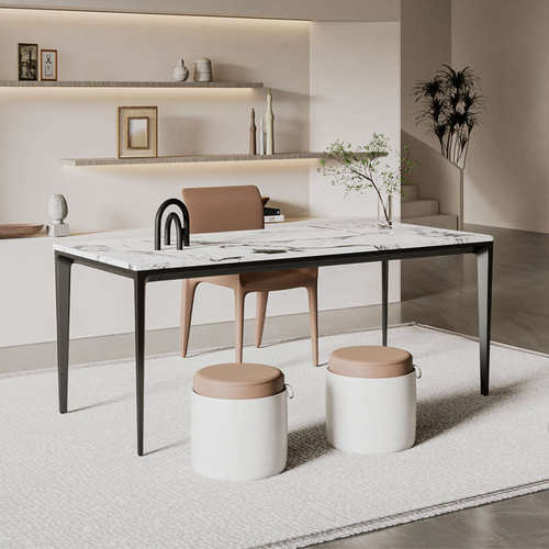 可铝合金桌架木板岩底座大理石架子支架餐桌桌腿腿书桌加固板