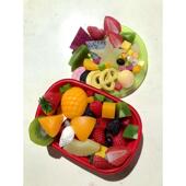 仿真水果蛋糕模型装 饰假切片样品草莓猕猴桃黄桃饼干拍摄道具摆