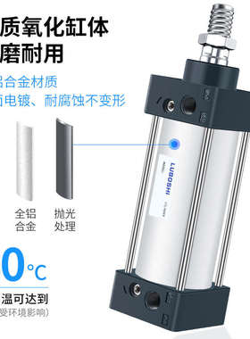 SC标准气缸SC80*25/50/75/100/125/150/175/200/250/300/350/400S