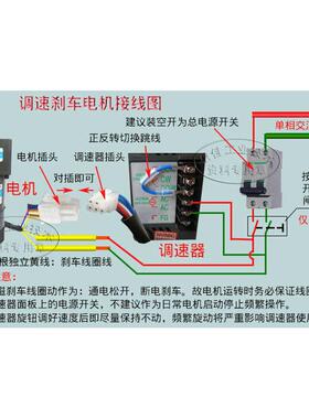 40W交流220V调速带刹车齿轮减速电机5IK40RGN-CM/5GN3-15K松岗