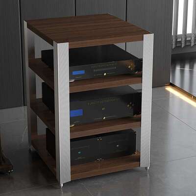 丹莱梅克F系列木质HIFI功放机架发烧音响CD音影器材功放机柜
