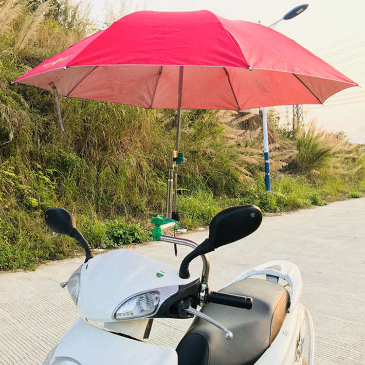 自行车撑伞架摩托车雨伞固定夹电动支架折叠婴儿推车不锈钢遮阳架,自行车/骑行装备/零配件,自行车撑伞架,淘宝优惠券,粉丝福利购,淘宝优惠卷