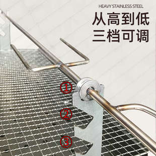 加厚烤羊腿炉子折叠烤肉架户外羊肉串商用碳烤炉羊排鸡兔烧烤架子