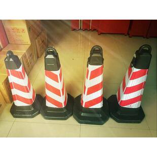 塑料方锥加沙路锥反光雪糕筒锥桶路障请勿泊车禁止停车锥专用车位