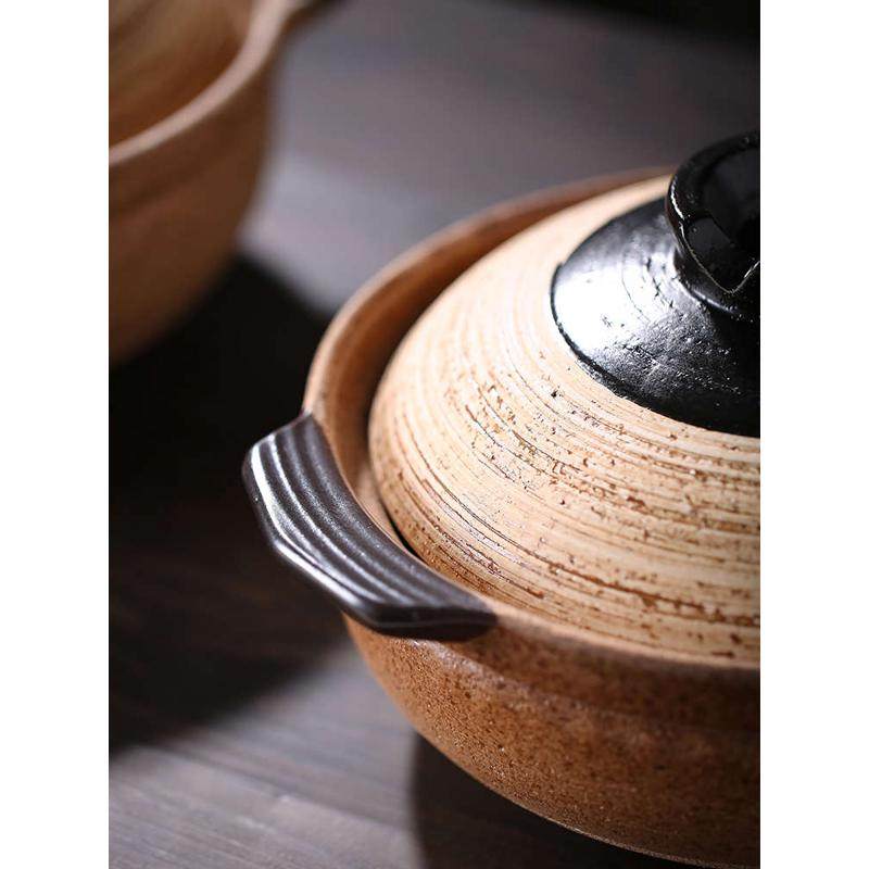 日式陶土复古耐高温浅口商用砂锅煲仔饭浅锅家用广式煲汤沙锅石锅,厨房/烹饪用具,砂锅/石锅,淘宝优惠券,粉丝福利购,淘宝优惠卷